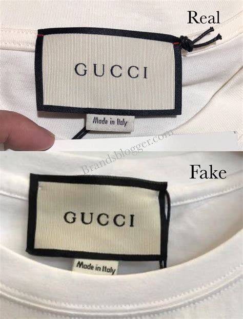 fake gucci shirt how to spot|how to check gucci t shirt.